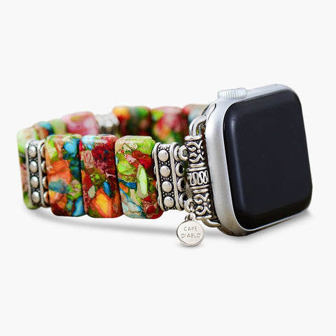 Pulseira Chic Flower Stretch para Apple Watch