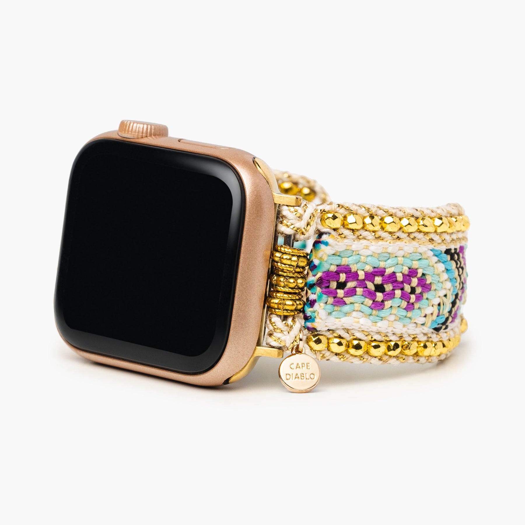 Golden Flower Apple Watch Strap - Cape Diablo