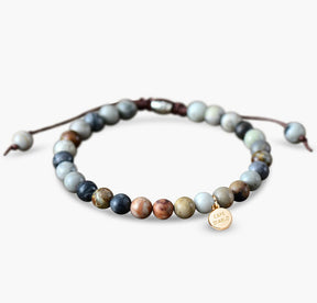 Men's Grey Jasper Bracelet - Cape Diablo