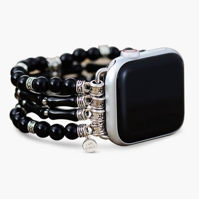 Pulseira elástica de ágata luar para Apple Watch