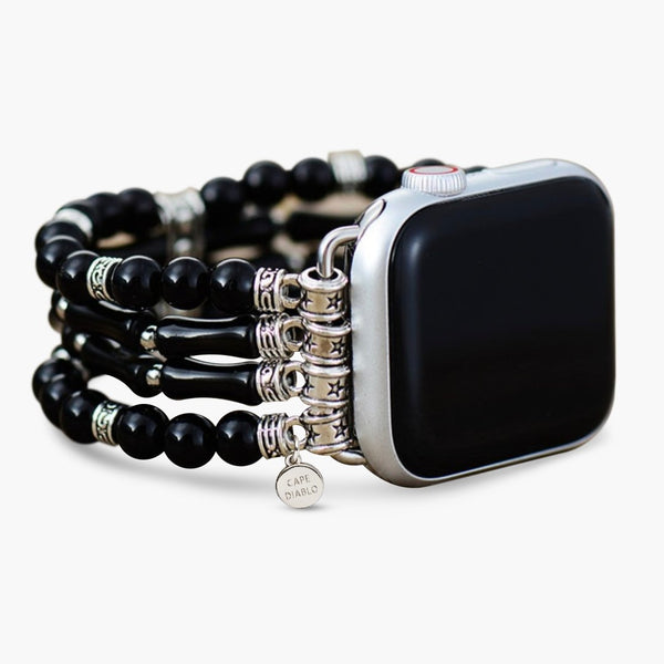 Pulseira elástica de ágata luar para Apple Watch