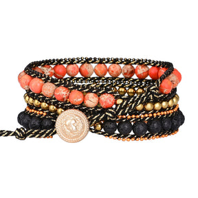 Wicked Pumpkin Patch Wrap Bracelet - Cape Diablo